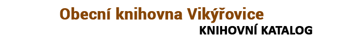 Katalog Obecní knihovny Vikýřovice